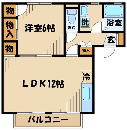 サンパレスＦの物件間取画像